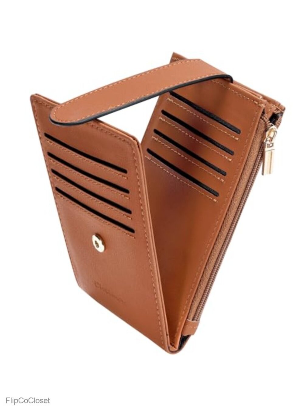 RFID Slim Bifold Card Holder Wallet Vegan Leather Minimalist